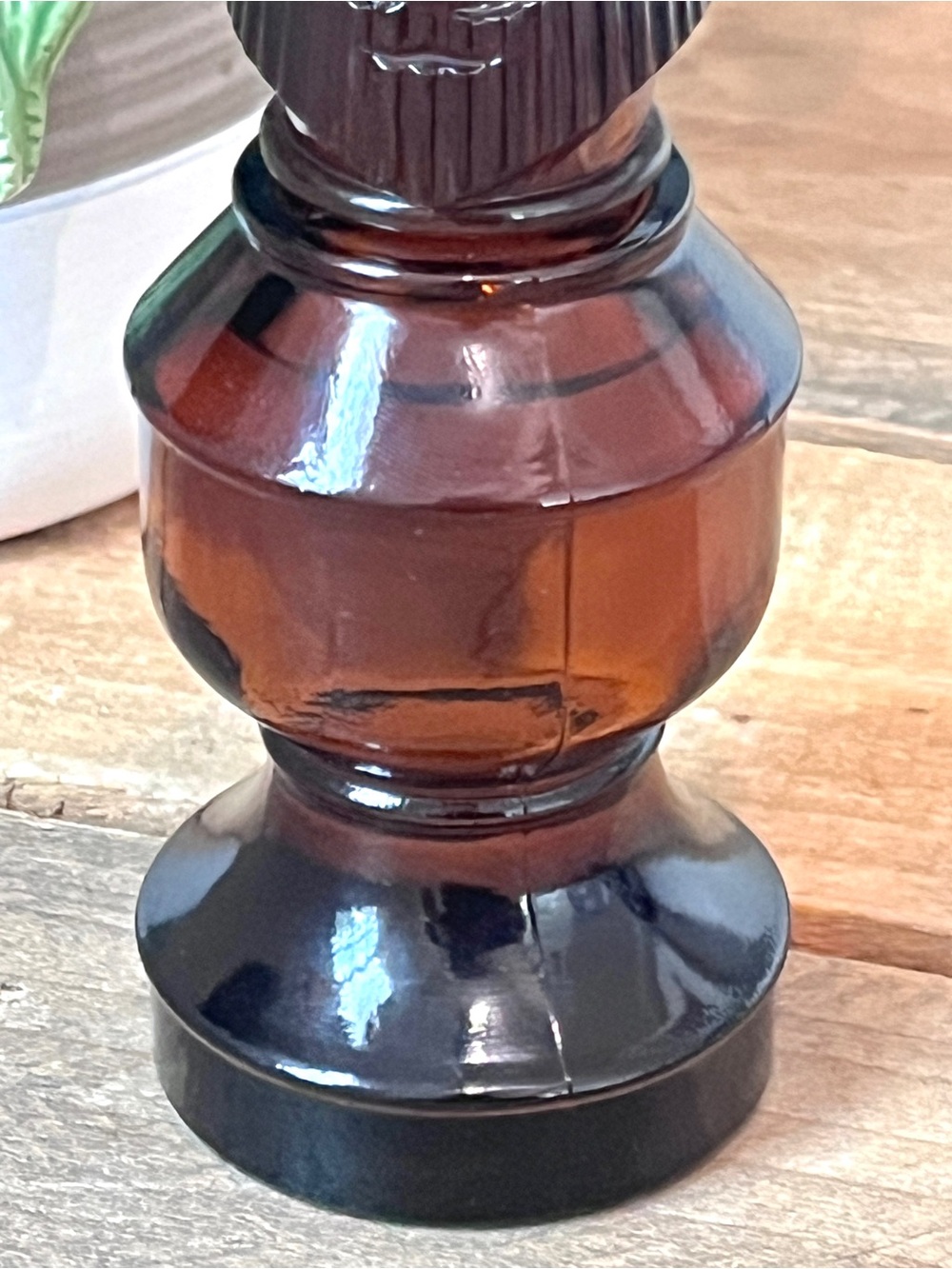 Vintage Avon "The King" Chess Piece Glass Collectible Decanter Bottle - Picture 5 of 6